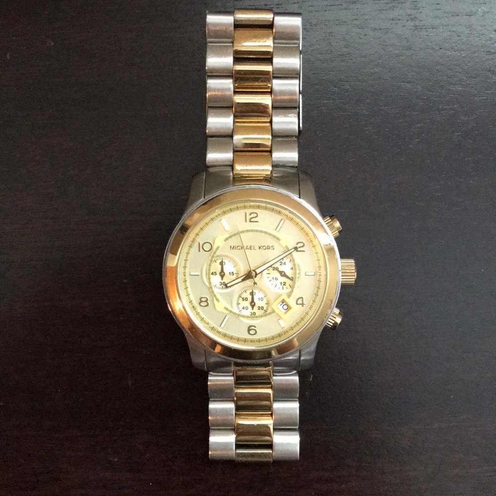 Michael Kors 2 tone watch
